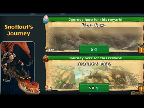 Snoutlout's/Hookfang's Journey:Dragon's Edge,Edge Cave - Dragons:Rise of Berk