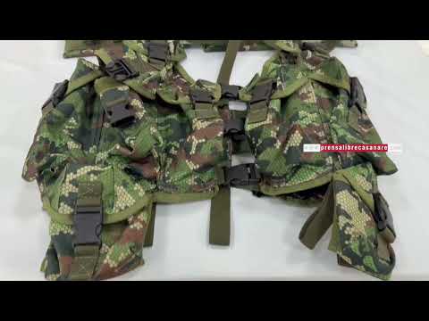 Reel Ejército Nacional incautó 50 chalecos tácticos en Paz de Ariporo
