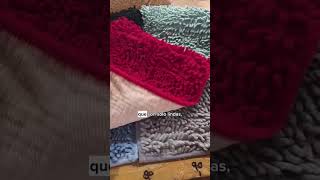 Video de Alfombra de Baño Shaggy Premium 40 × 60 cm – Flecos y Base Antideslizante