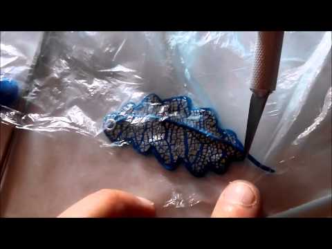 tuto hoja craquelada