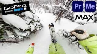 how to Edit GOPRO MAX footage for SKIING!