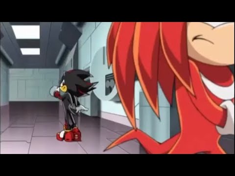 Sonic X ep73 - Knuckles vs Shadow (Japanese)