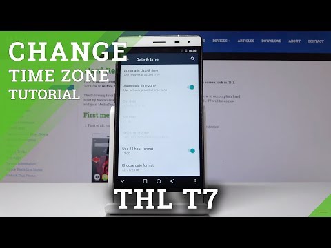 How to Set Up Date & Time in THL T7 - Time Settings