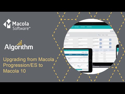 Upgrading from Macola Progression/ES to Macola 10