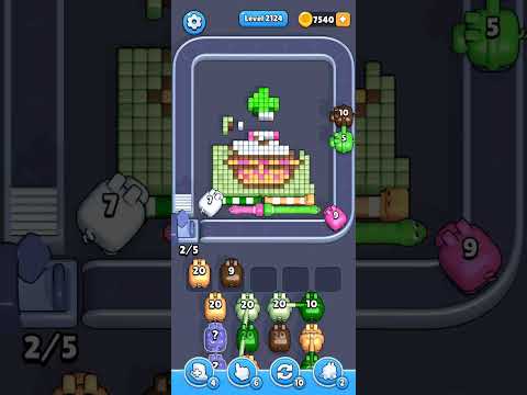 Pixel Flow Level 2124 Walkthrough