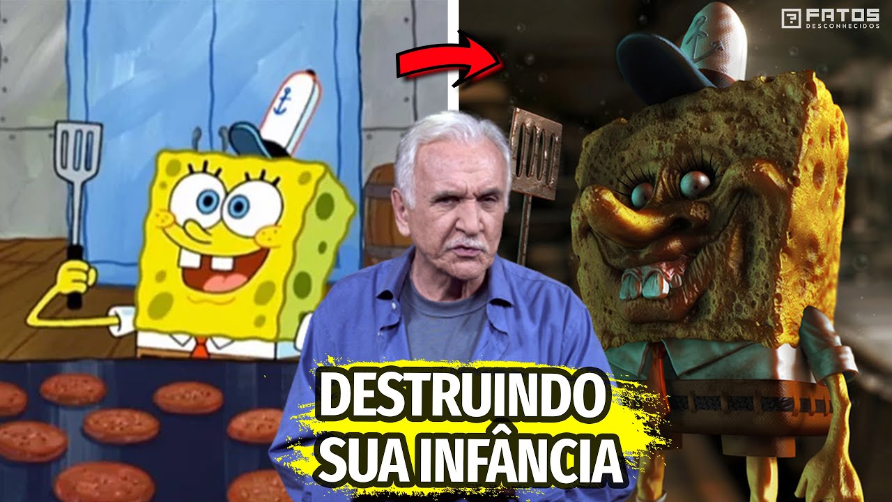 A teoria mais bizarra sobre a origem de Bob Esponja