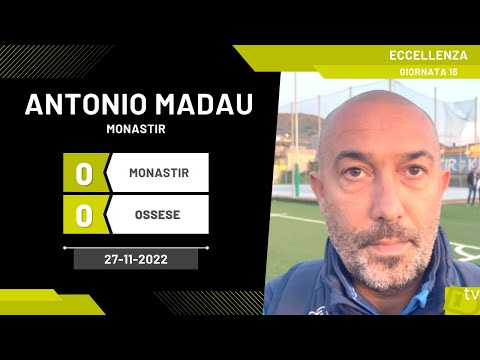 Antonio Madau allenatore Monastir 27-11-2022 - Diario Sportivo