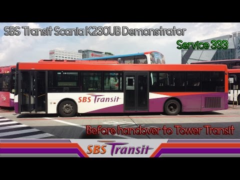 SBST | Scania K230UB Demonstrator SBS8033D | Svc 333