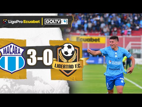 PARTIDAZO del ÍDOLO AMBATEÑO | Macará 3-0 Libertad | LigaPro 2024