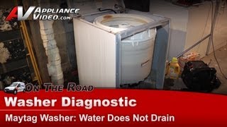 Maytag Washer Repair: Water Does Not Drain - PAV2300AWW