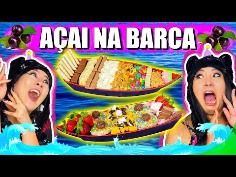 AÇAI NA BARCA CHALLENGE! (MUITO DA HORA) | Blog das irmãs Video