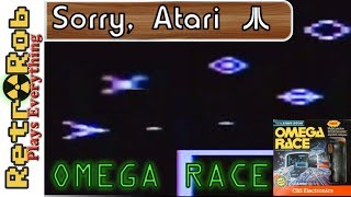 Sorry Atari #29: Atari 2600 Omega Race has NOTHING to do with racing. But It's excellent!