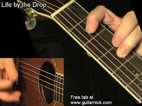Life by the Drop, S. R. Vaughan + TAB! Acoustic guitar lesson, learn to play