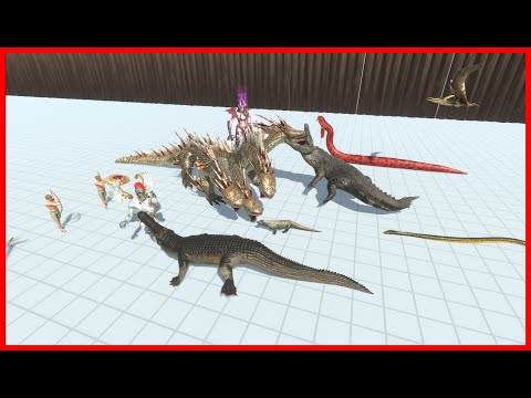HYDRA, KOZAROG, ACHILLES With 2x ARCHIE VS FACTIONS - ANIMAL REVOLT BATTLE SIMULATOR