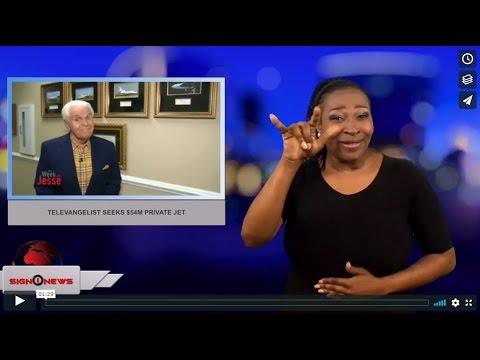 Televangelist seeks $54m private jet (ASL - 5.30.18)