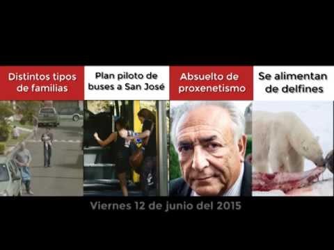 Resumen meridiano de noticias, viernes 12 de junio de 2015