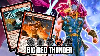 Thor And Axonil Make TOO MUCH Damage! | MTG Arena Standard Mono Red