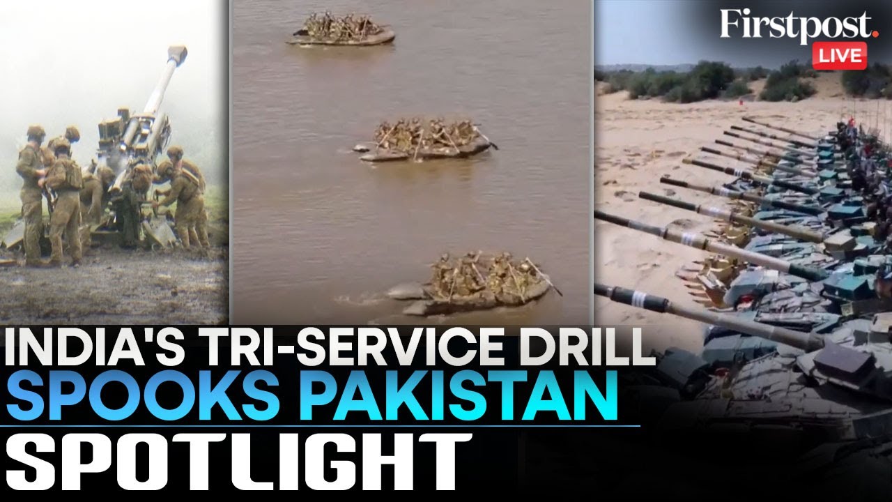 LIVE: India Launches Tri-Service Military Drill "Trishul" Near Pakistan Border | Spotlight | N18G