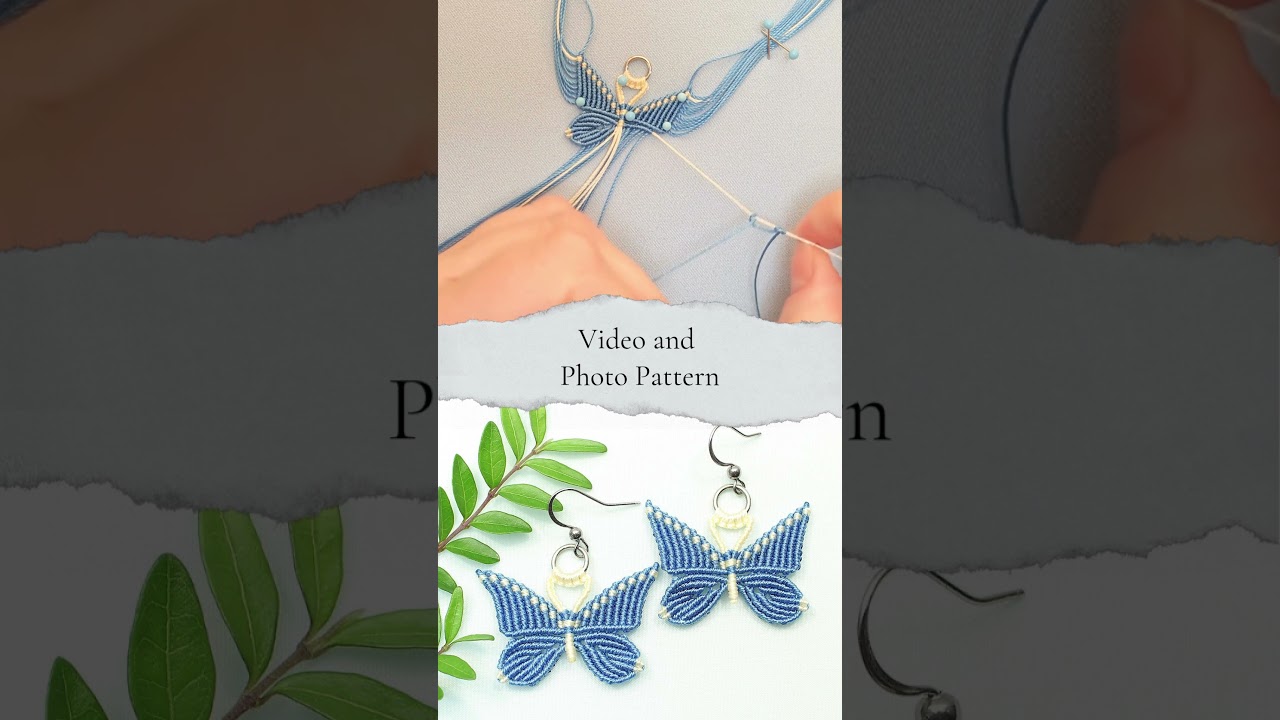 Catch a Butterfly 🦋 | Micro Macrame DIY Tutorial