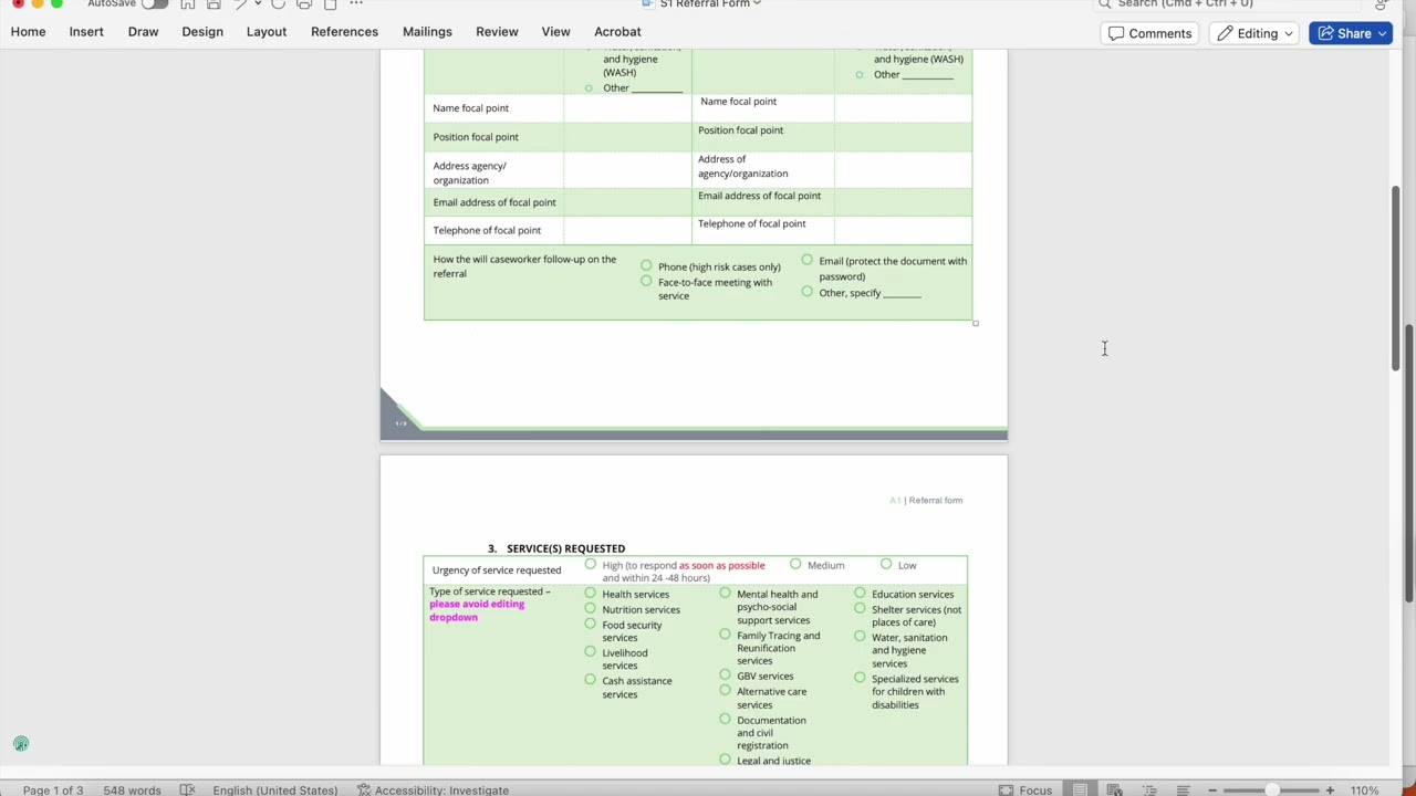 Supplementary Forms Video: S1 Referral Form