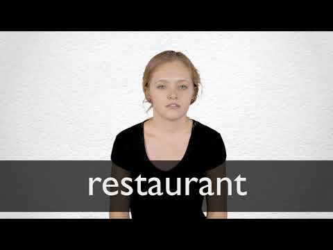 How to pronounce RESTAURANT in British English