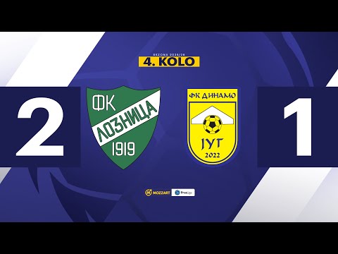MBPLS 2025/26 - 4.kolo: LOZNICA –  DINAMO JUG 2:1 (1:0)