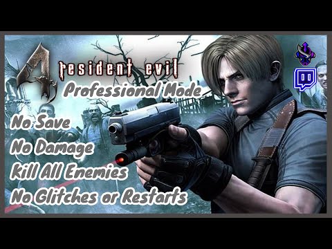 Resident Evil 4 - Professional, No Save, No Damage, All Enemies Killed, No Glitches or Restarts Used