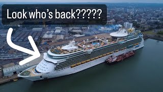 Royal Caribbeans  Independence of the seas back in Southampton. Stunning footage!!