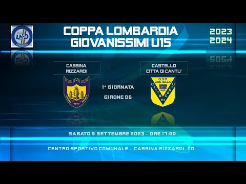 Gol Cassina Rizzardi vs Castello Cantù - Coppa Lombardia 23.24
