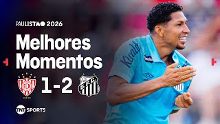 RONY FAZ GOL DA VITÓRIA DE PEITO E CAMISA 10 É EXPULSO EM CARRINHO FORTE | NOROESTE 1X2 SANTOS