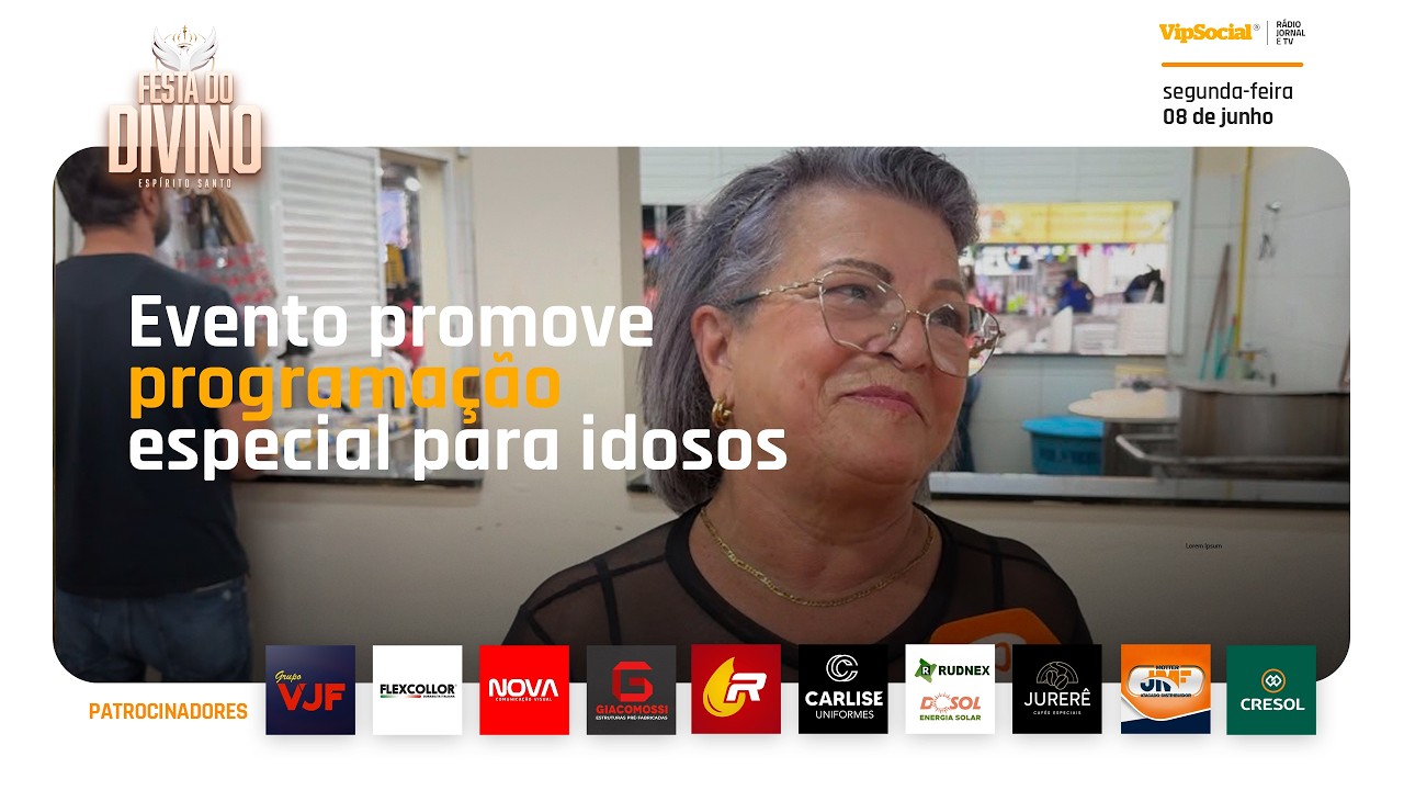 Evento inclusivo contou com programações especiais para idosos