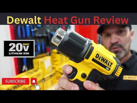 DeWalt 20V Heat Gun Review DCE530B | Finally Ditching My Old Corded Gun
