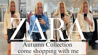 ZARA HAUL TRY ON AUTUMN COLLECTION COME SHOPPING WITH ME TO ZARA