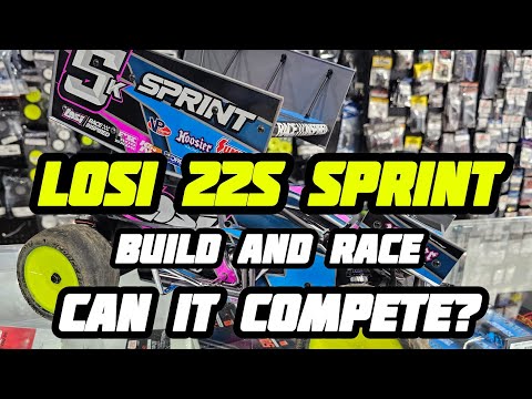 Losi 22S Sprint Car Build and Race  - HobbyTown HobbyPlex Dirt Oval - Omaha, Nebraska