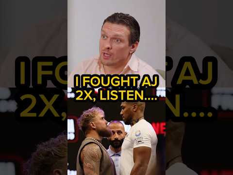 Usyk’s Brutal Prediction for Paul vs Joshua