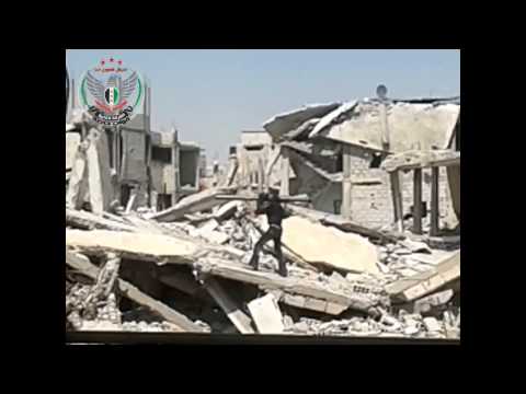 استهداف  لقوات النظام بقاذف بي 90 من قبل الفرقة الثانية - قوات خاصة في حي التضامن في محافظة دمشق