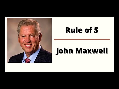 Achieve your GOALS with "The Rule of 5" by John Maxwell (with subtitles)