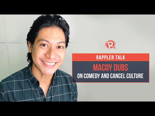 Rappler Talk: Macoy Dubs on comedy and cancel culture