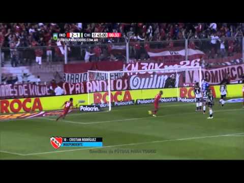 Gol de Rodríguez. Independiente 2 - Chicago 1. Fecha 25. Primera División 2015. FPT.