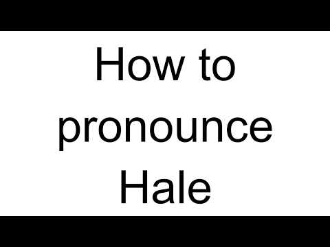 How to Pronounce Hale (Turkish)
