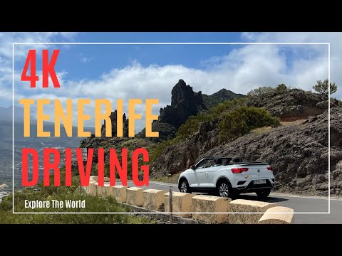 【4K】 Spain Tenerife Driving - Road Drive | TF-82 and TF-454 to Mirador de Archipenque Viewpoint