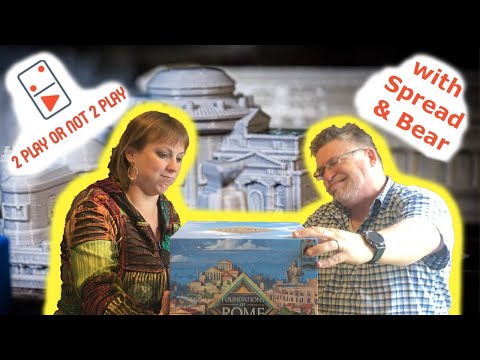 Foundations of Rome 2 Player Board Game Review with Spread & Bear