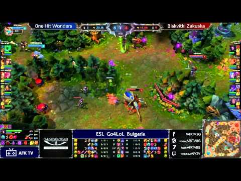 ESL Go4LoL #149: One Hit Wonders vs. Biskvitki Zakuska
