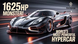 Koenigsegg Sadair’s Spear – INSANE 1625HP Hypercar Redefines Power!