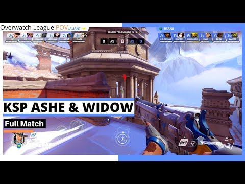 KAI (KSP) ASHE & WIDOW POV | Full Match | Reign vs Titans | OWL Season 2020 Week 29