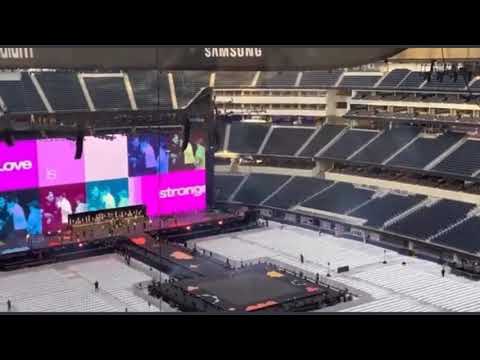 211128 Day-2 || BTS rehearsing “Boy With Luv” with suits on || BTS Permission To Dance On Stage LA