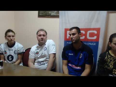 SRLZ 3. kolo / ŽRK Vrbas - ŽRK Zaječar 1949 / Konferencija za medije