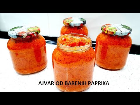 AJVAR OD BARENIH PAPRIKA - ODLIČAN RECEPT ZA SVE ONE KOJI NEMAJU USLOVA DA PEKU PAPRIKU A VOLE AJVAR