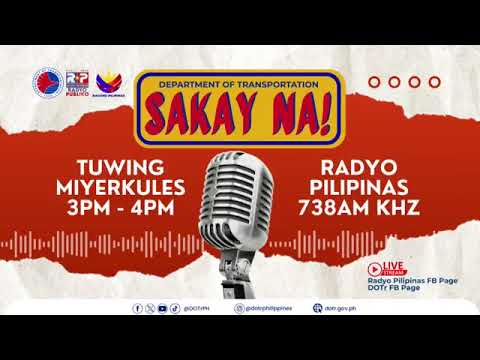 DOTr SAKAY NA! sa Radyo Pilipinas ep. 9 – LTFRB [03/05/2025]