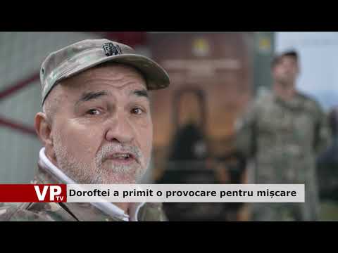 Doroftei a primit o provocare pentru mișcare